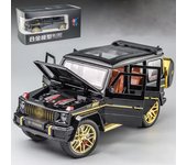 Juguete modelo de coche fundido a presión Benz G-KLESSA AMG G63 a escala 1/24, vehículo de juguete con sonido y luz para niños pequeños y niñas, colección de regalos 1/24-22x9.2x9cm color rosa