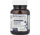 Metagenics, Vitamin D3 10,000 + K, 60 softgels