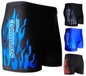 Bañadores elásticos para hombre, ropa de playa elegante, suave, talla grande 3XL gris