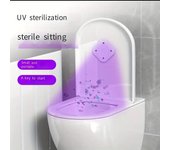 Mini purificador de aire para inodoro con incienso Home Generation, lámpara LED ultravioleta para desinfección de inodoros, lámpara germicida UVC. blanco
