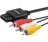 Cable de audio y video AV compuesto RCA INSTEN® para TV, consola de juegos Nintendo 64, N64, GameCube y NGC, 1,8 metros