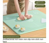 Esterilla de silicona antiadherente para repostería: esterilla para amasar pan, dulces y galletas: herramientas y accesorios de cocina para hornear en Navidad, Cuaresma y Acción de Gracias verde