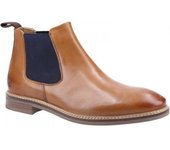 Botas Chelsea de cuero Blake para hombre de Hush Puppies 7 UK bronceado