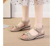 Sandalias de Mujer, Sandalias de tacón de verano, zapatos de cuña de verano para Mujer, Sandalias de plataforma para Mujer, Sandalias de tacón elegantes, zapatos de Mujer 35 negro