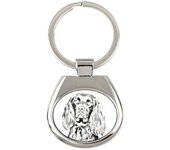 German Wirehaired Pointer - keychain with a dog, keychain with a print, personalized pendant from the Art-Dog brand plata