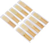 10 piezas de caña para saxofón tenor en si bemol, natural, sin olor, no tóxica, sin cortar, accesorios para saxofón