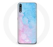 Coque pour Huawei P20 Pro Fond bleu rose