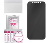apgo Privacy Matte Hybrid protective glass compatible with Apple iPhone 12 mini, flexible nano glass, great replacement for tempered glass, scratch-re