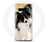 Coque pour Samsung Galaxy S10 Plus Épagneul nain continental papillon Race de chiens