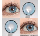 EYESHARE  2pcs Blue Natural Color Contact Lenses for Eyes Brown Lenses Colorcon Korean Lenses Yearly Beauty Brown Eye Contacts