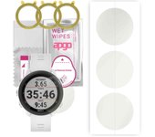 3x apgo Hydrogel Matte Screen Protector for Garmin forerunner 245 music, Hydrogel Film, Flexible, Soft TPU with positioning layer easy installation