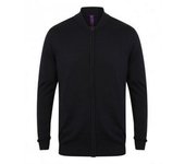 Chaqueta bomber tejida unisex Henbury para adultos XXS gris