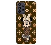 Coque maniacase pour Samsung Galaxy A53 4g minnie Disney Lv marron