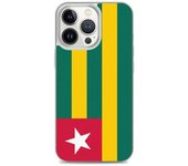 Coque iPhone - iPhone 13 Pro - Drapeau Togo - Souple - Protección completa - Multicolore