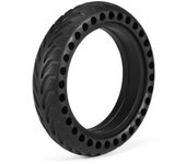 Neumáticos sólidos de 8,5 pulgadas para patinete eléctrico, neumático de repuesto para Xiaomi M365, neumático de panal delantero o trasero a prueba de explosiones negro