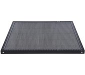 Cama láser de nido de abeja de 460 x 460 mm, alfombrilla de corte láser de nido de abeja de aleación de aluminio para la mayoría de grabados láser plata