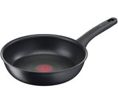 Sartén Tefal 24cm IH Gas Fire Libre de sustancias nocivas como y Titanio Duro Unlimited Frying Negro G26504 Compatible, PFOA, Antiadherente negro