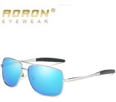 AORON Gafas de sol polarizadas de diseño clásico para hombre, deportes al aire libre, antideslumbrantes, UV400, gafas de conducción, pesca, correr negro
