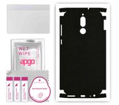 apgo Protective Skin Sticker for the back+sides compatible with Huawei Mate 10 Lite, Full Wrap Film, Foil, Vinyl - Pattern Matrix