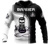 Sudadera con capucha de peluquero para hombre, Jersey ocupacional de peluquero, ropa Harajuku de gran tamaño, chaqueta de manga larga de Hip Hop XXXXXL negro