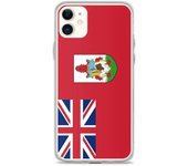 Funda para iPhone - PIXELFORMA - iPhone 11 - Bandera de las Bermudas - Silicona suave - Protección completa
