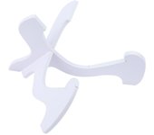 Soporte para ukelele plegable, antideslizante, ligero, portátil, de PVC, para violín y mandolina, soporte vertical