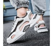 Sandalias de hombre, zapatos de playa de verano para exteriores, antideslizantes, transpirables, sandalias de playa de malla, zapatos casuales, zapatos de moda, zapatos de talla grande para hombre 39