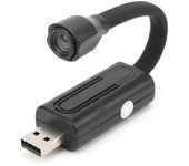 Mini cámara IP USB inalámbrica WiFi con alarma, detección de movimiento, HD, para seguridad del hogar (CC)