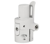 Base de poste plegable de Metal sólido, repuesto de Base de poste plegable para patinete eléctrico Xiaomi M365, accesorio de tornillo blanco