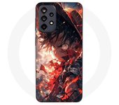 Coque Maniacase pour Samsung Galaxy A52s 5g One piece Luffy énervé art manga anime