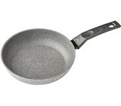 Sartén Ballarini de 20 cm, fabricada en Italia, compatible con granito, con revestimiento de 5 capas, fabricada en Japón, Catania  Catania Italia  [Producto autorizado] Z1032-036 negro