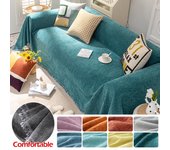 Toalla de sofá Universal, servilleta de sofá con flecos sólidos, manta de Camping de verano, chal de tela, funda completa, cojín para sofá, estilo nórdico, Hotel en casa 180x90cm