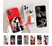 Funda de teléfono Haikyuu para iPhone 14 13 12 11 Pro Max XS X XR SE 2020 6 7 8 Plus Mini carcasa transparente 6plus or 6s plus
