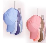 Perchero para gorras de béisbol, ganchos adhesivos para sombreros, colgador de pared, organizador de tapas de almacenamiento, soporte para sombreros sin perforación para puerta de armario