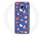 Coque pour Samsung Galaxy S7 Edge BTS Bangtan Sonyeondan BT21 Noël 2023