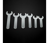 Llave Fija de Boca Abierta de una Sola Cabeza Abertura Llave Pequeña Ultrafina de un Solo Extremo Baño 22*126*2.8mm