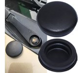 2X perno de tapa de goma para Kia Ceed cubierta de tuerca del brazo del limpiaparabrisas delantero Optima Picanto Rio JB Sorento Soul Carens Cerato impermeable antioxidante 4pcs