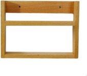 Revistero de pared, estante de madera para folletos, periódicos y libros