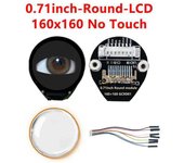 Accesorio de placa electrónica LCD Demon Eyes de 0,71  compatible con Raspberry PI / PICO / STM32 sin accesorios para placa base
