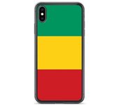 Funda iPhone - Drapeau Guinée - iPhone XS Max - Souple - Multicolore - Verticale
