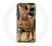Coque pour Samsung Galaxy S5 Bengal Race de chats dessin Animé