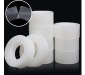 1 rollo de parches curativos, tiras para heridas, cinta transparente de rejilla transpirable, vendajes adhesivos curvos para vendaje médico de PE S