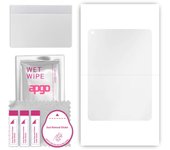 apgo Ultra Clear Protective Skin Sticker for the back compatible with Apple iPad 9.7 (2018), Wrap Film, Hydrogel Film, Flexible, Soft TPU with positio