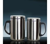 Taza portátil de acero inoxidable de 350/500 ml, vaso de viaje de doble pared, taza de café, taza de té, taza de acero pulido para beber, cerveza, té, jugo 350ml