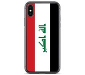 Funda iPhone - PIXELFORMA - iPhone XS - Drapeau de l'Irak - Sopa de silicona - Protección completa