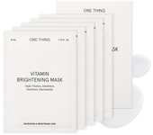 ONE THING Vitamin Brightening Mask 1SET Dry skin Nourishing Firmness Elasticity care Aging care Panthenol Glutathione Vitamin pack Face pack Sheet