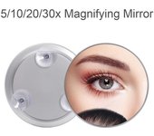 Espejo de maquillaje redondo con aumento de 5/10/20/30x para eliminar poros y acné. Espejo de maquillaje para niña. black-20X