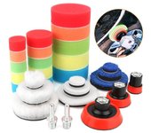 Almohadilla pulidora para automóvil Kit de esponja de espuma para encerar y pulir automóviles Juego de pulidora de ruedas