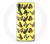 Coque pour Huawei p30 lite Papillons Fond Jaune