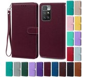 Funda Redmi 10 4G de 16 colores para Xiaomi Redmi 10 2022 Funda de cuero con tapa tipo billetera para Redmi 10 Prime 4G redmi10 4G Funda protectora con ranura para tarjeta beige